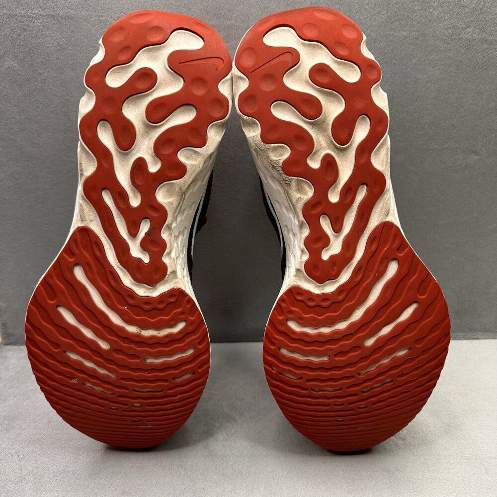 Nike Men's Maroon/White/Orange Running Shoes - Picture 7 of 8